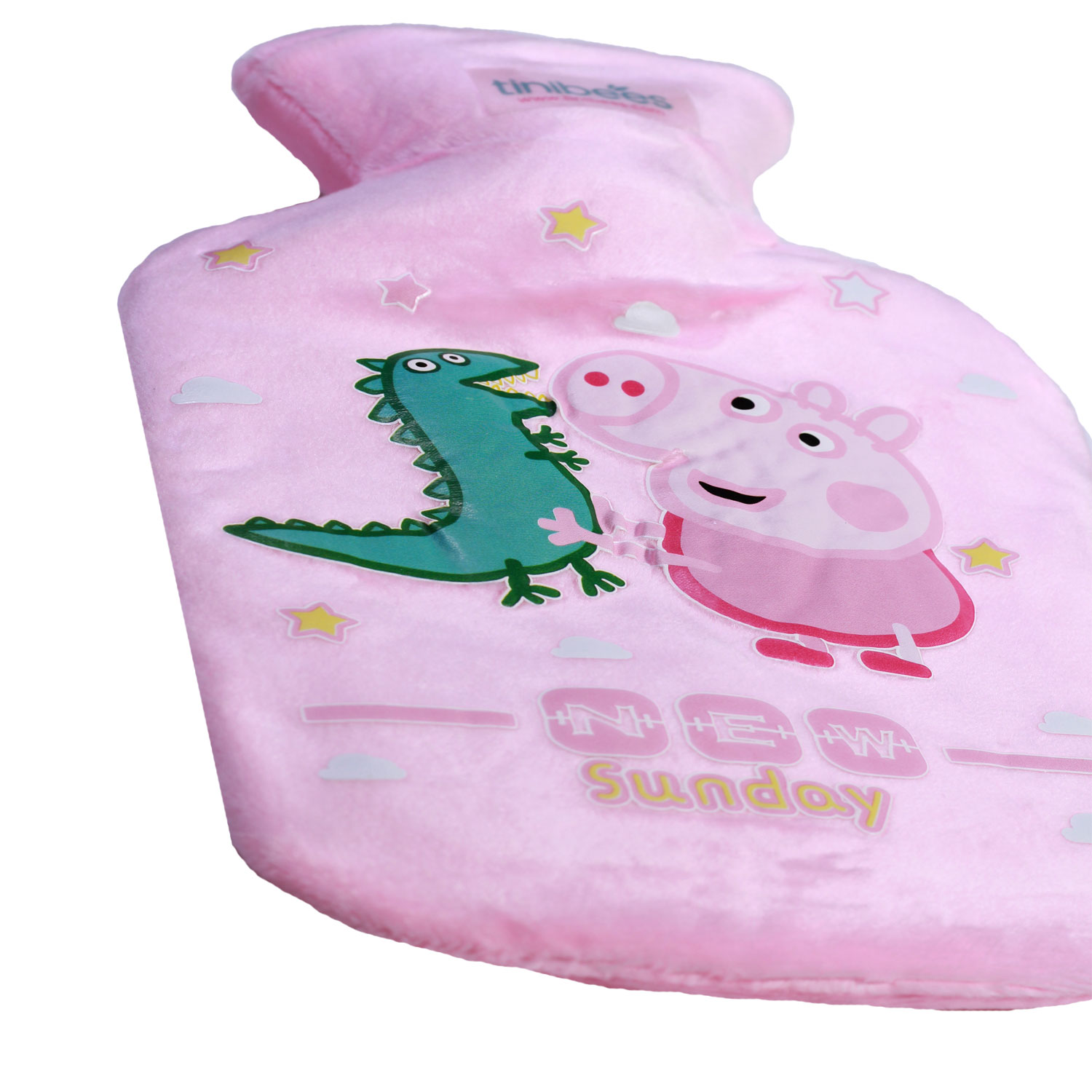 Tinibees  baby hot water bag - with a fleece cover and compact size